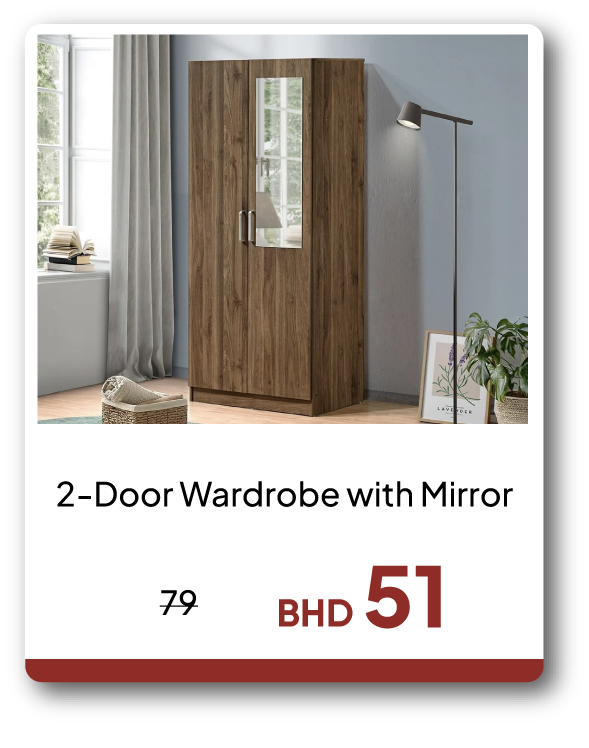 EHB26-SD-2-D Wardrobe with Mirror