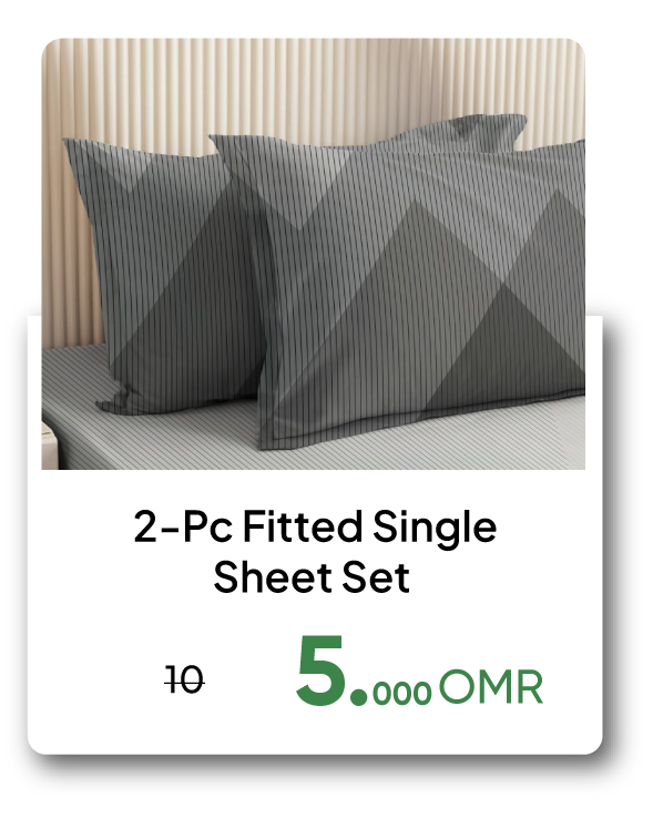 BAAO26-C&C-2-Pc Fitted Single Sheet