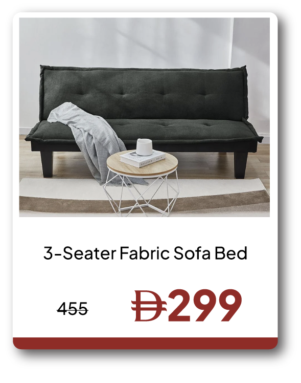 EHU26-SD-3-S Fabric Sofa Bed
