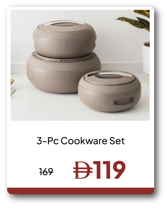 EHU26-SD-3-Pc Casserole Set