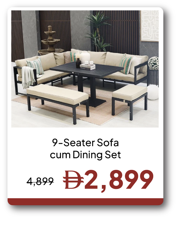 EHU26-SD-9-S Sofa cum Dining Set