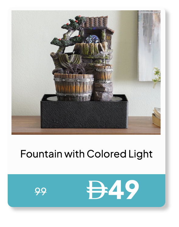 PWSU26-SDJ-Fountain w/Colored Light