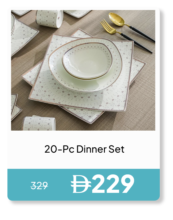 PWSU26-SDJ- 20-Pc Dinner Set