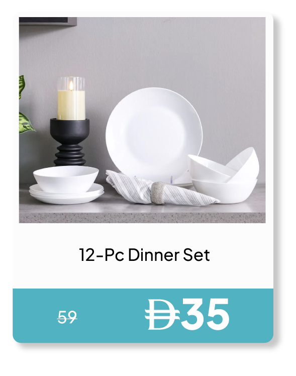 PWSU26-SDJ- 12-Pc Dinner Set
