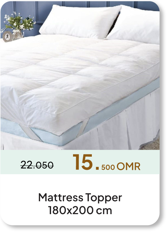 NASO26-C&C-Mattress Topper -180x200