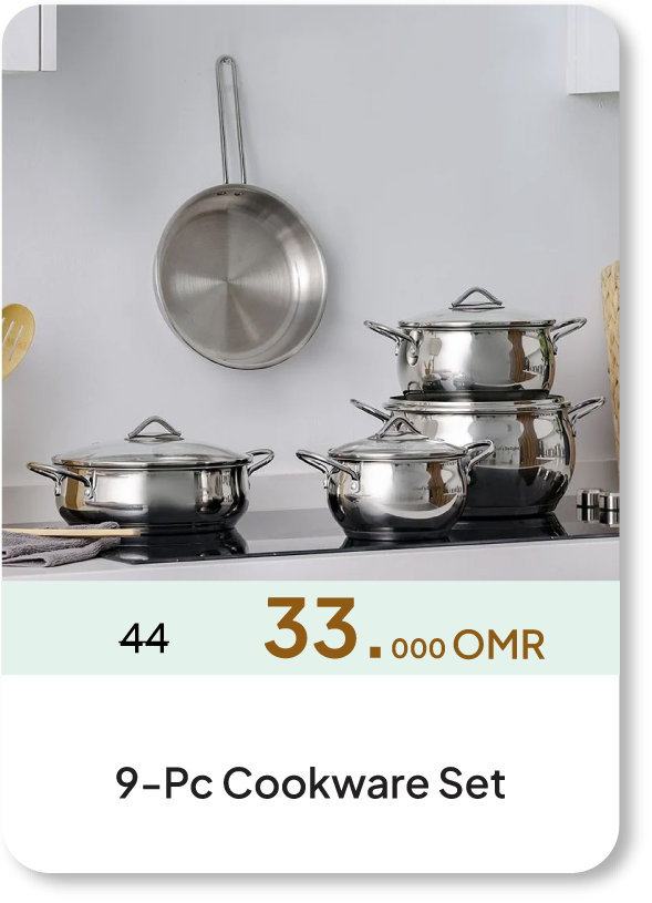 NASO26-C&C-9-Pc Cookware Set