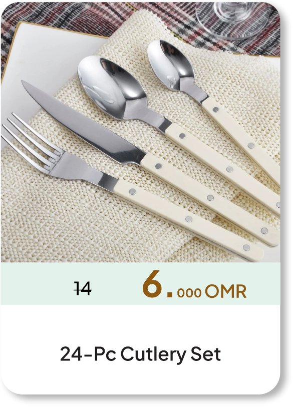 NASO26-C&C-24-Pc Cutlery Set