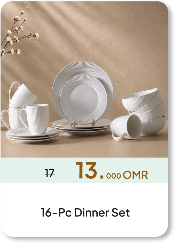 NASO26-C&C-16-Pc Apollo Dinner Set