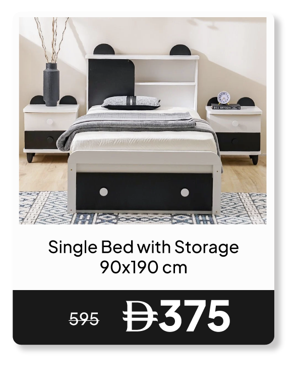 RSU26-SD-Single Bed with Storage