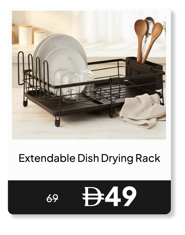 RSU26-SD-xtendable Dish Drying Rack