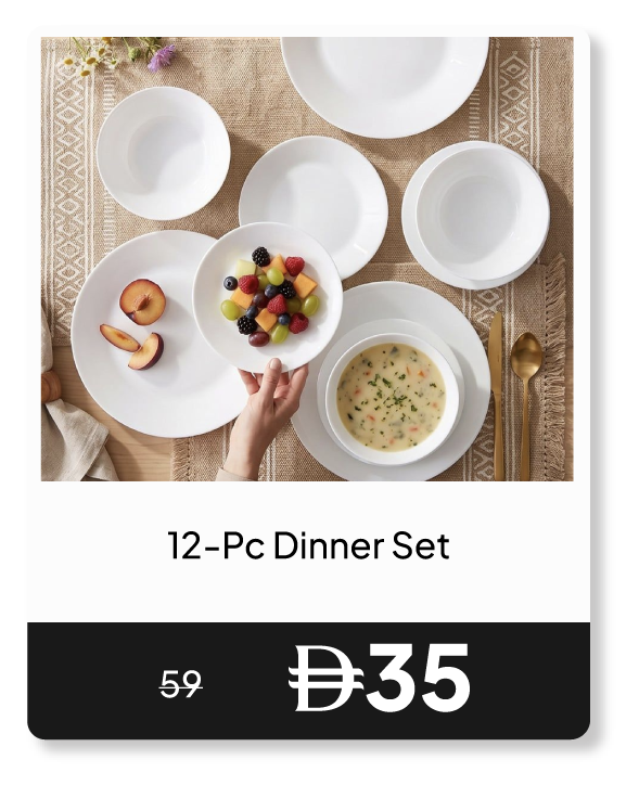 RSU26-SD-12-Pc Dinner Set