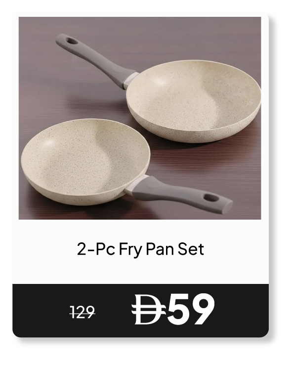 RSU26-SD-2-Pc Fry Pan Set