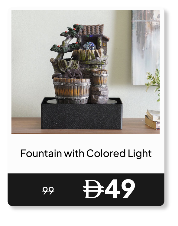 RSU26-SD-Fountain wi/Colored Light