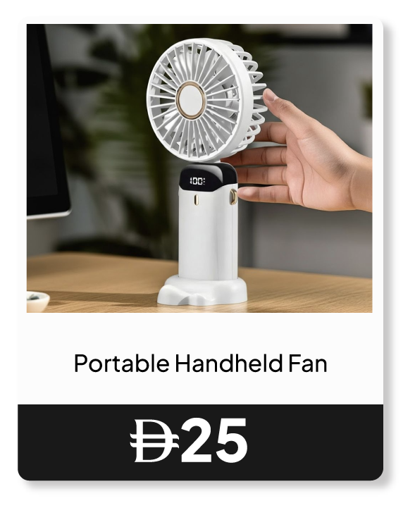 RSU26-SD-Portable Handheld Fan
