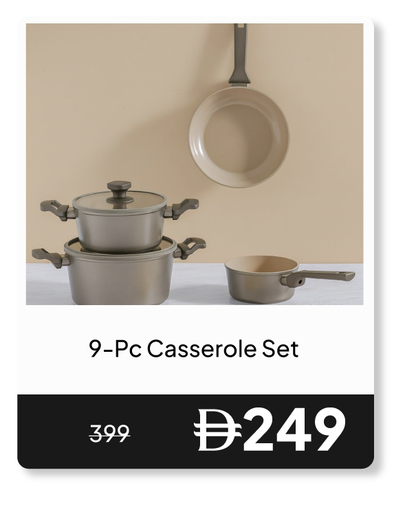 RSU26-SD-9-Pc Cookware Set 