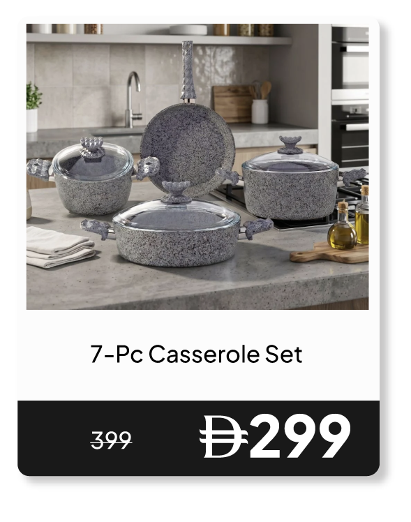 RSU26-SD-7-Pc Cookware Set