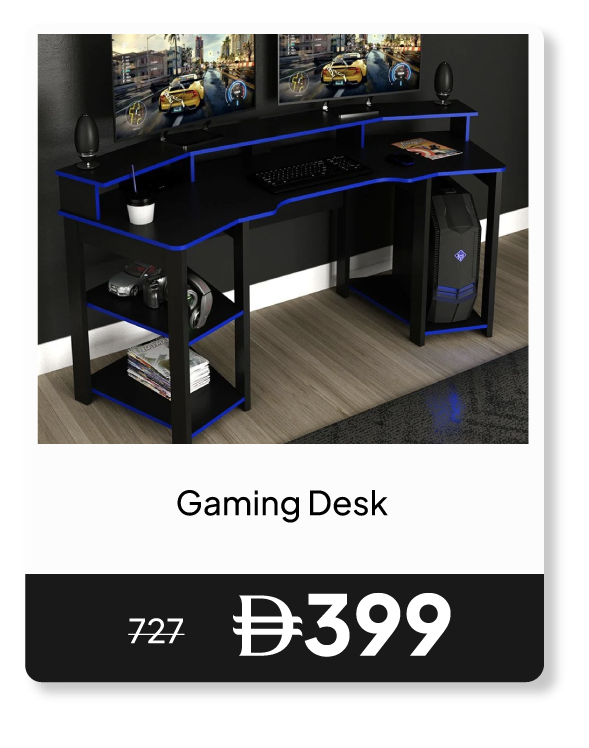 RSU26-SD-Gaming Desk 