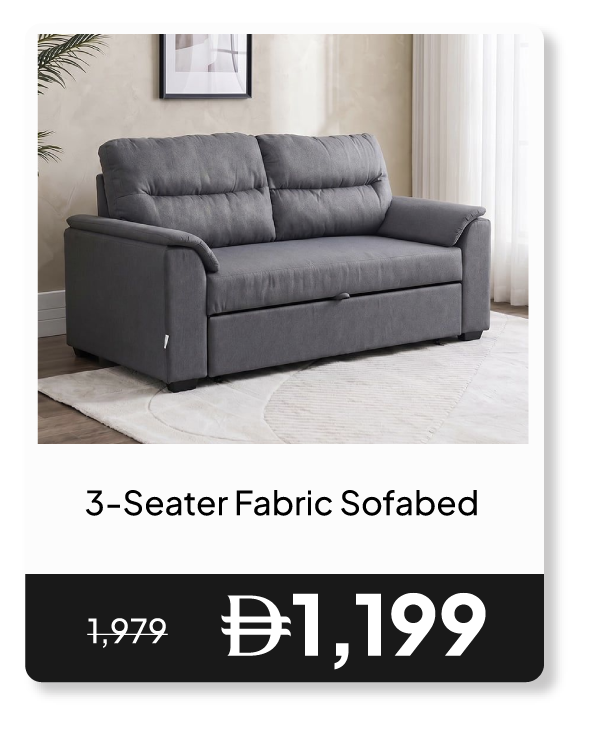 RSU26-SD-Balmnd 3-S Fabric Sofabed 