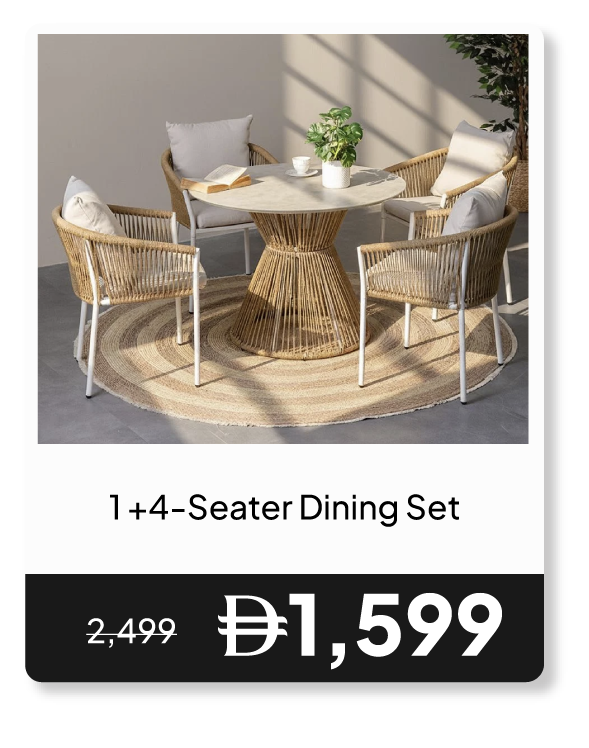 RSU26-SD-1 + 4-Seater Dining Set