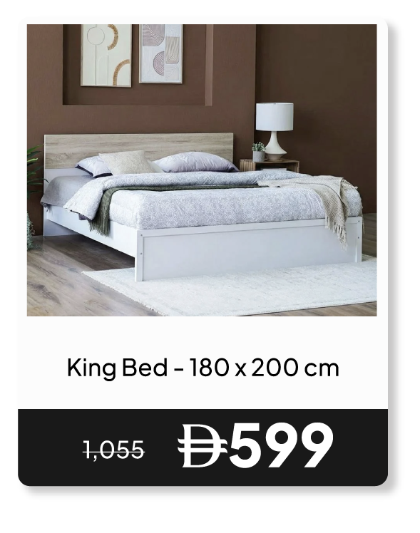 RSU26-SD-King Bed - 180 x 200 cm