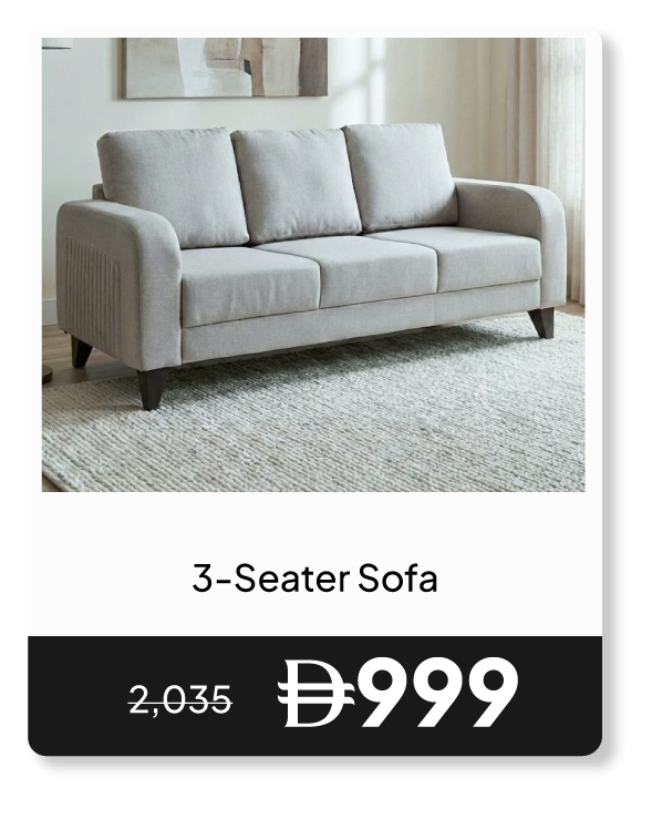 RSU26-SD-3-Seater Sofa