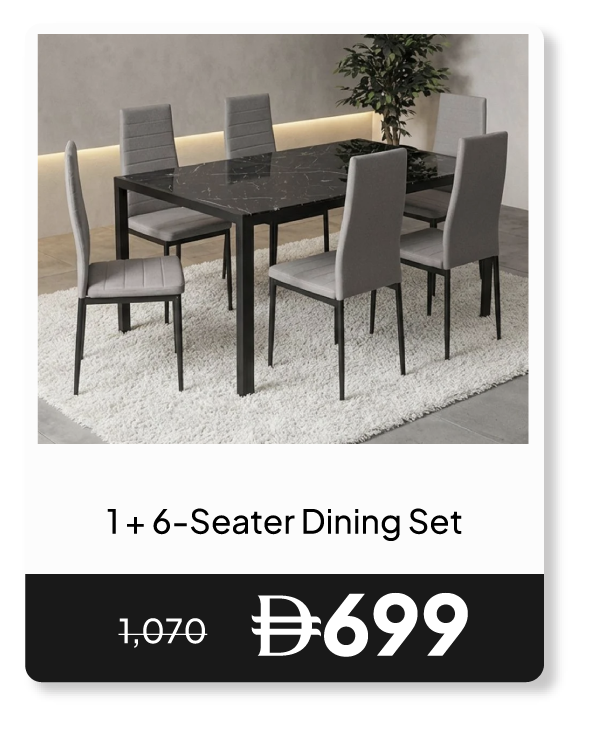 RSU26-SD-1 + 6-Seater Dining Set