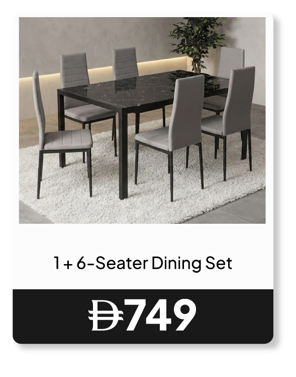 RSU26-SD-1 + 6-Seater Dining Set