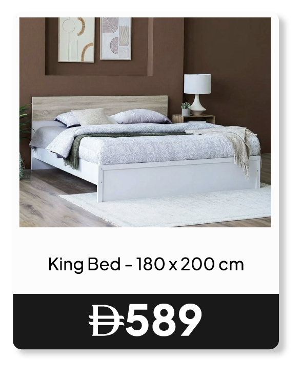 RSU26-SD-King Bed - 180 x 200 cm