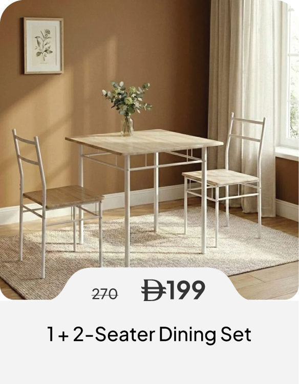 SSU26-SD-1 + 2-Seater Dining Set