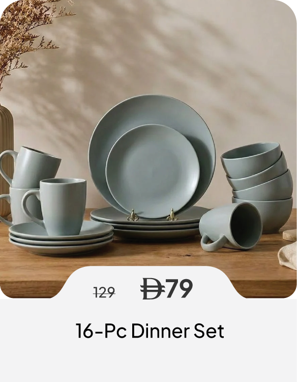 SSU26-SD-Apollo 16-Pc Dinner Set