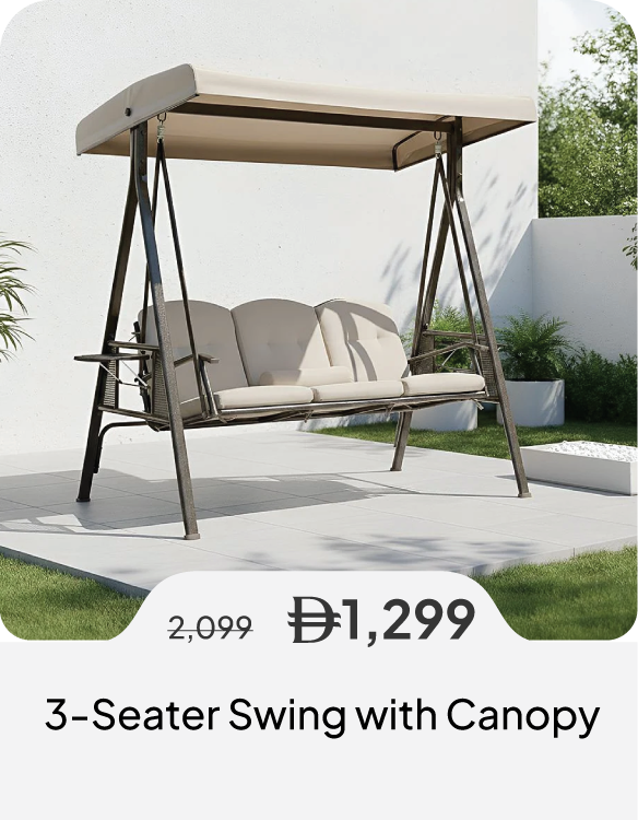 PWSSU26-SD- 3-S Swing with Canopy