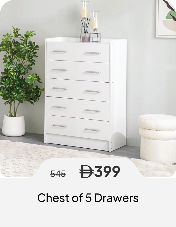 PWSSU26-SD-Chest of 5 Drawers