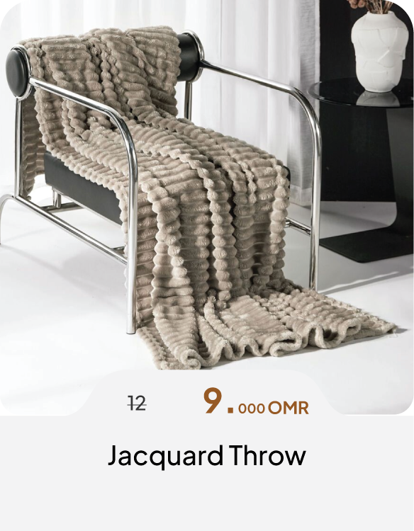 DABO26-C&C-Jacquard Throw
