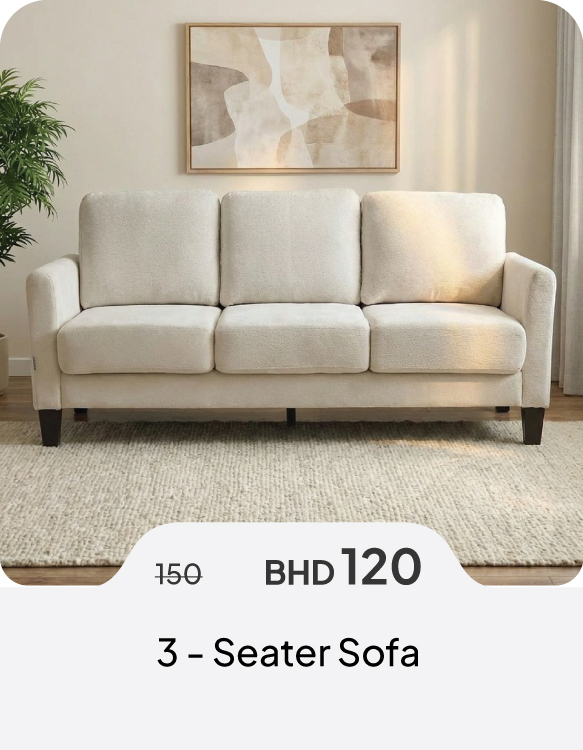 SSSB26-SD-3 - Seater Sofa 