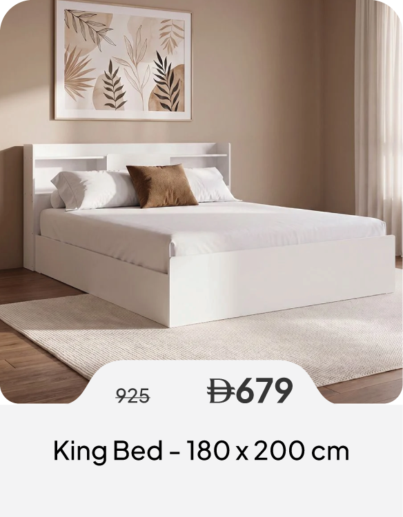 SSSU26-SD-King Bed - 180 x 200cm