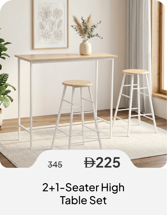 SSSU26-SD-1+2-Seater High Table Set