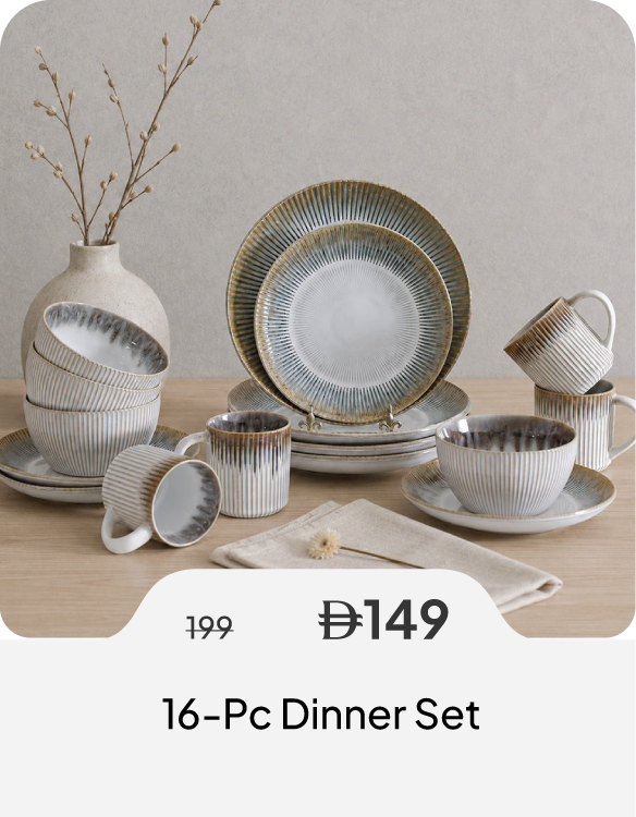 SSSU26-SD-Stoeware 16-Pc Dinner Set