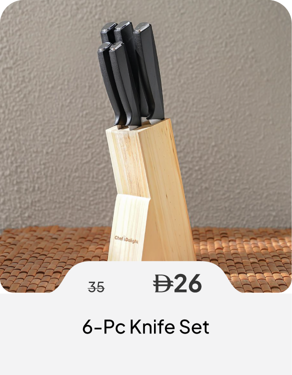 SSSU26-SDJ- 6-Pc Knife Set 