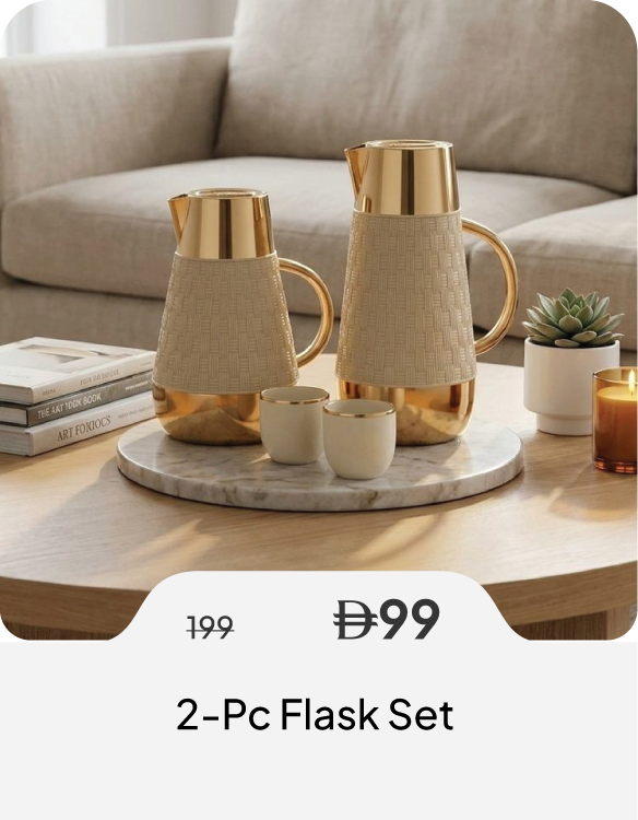SSSU26-SDJ-2-Pc Flask Set 