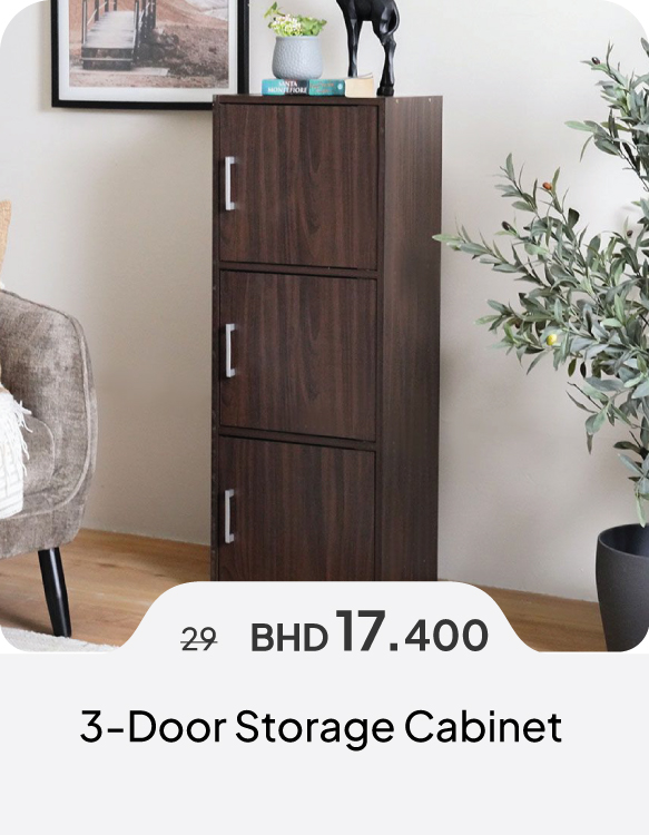 SSSB26-SD-3-Door Storage Cabinet 