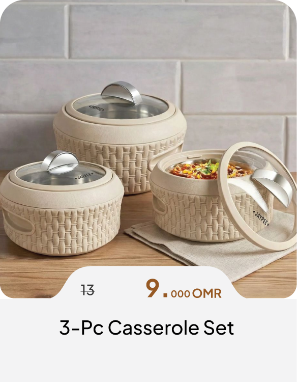 DABO26-C&C-3-Pc Casserole Set