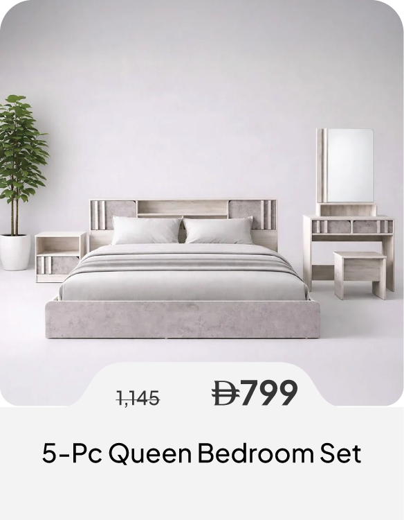 SSSU26-SD-5-Pc Queen Bedroom Set