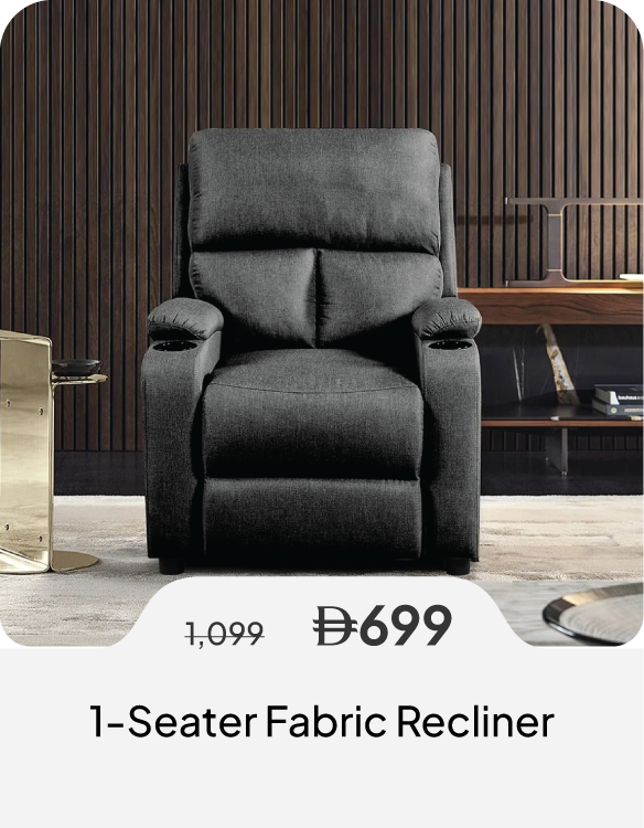 SSSU26-SD-Mstic 1-S Fabric Recliner