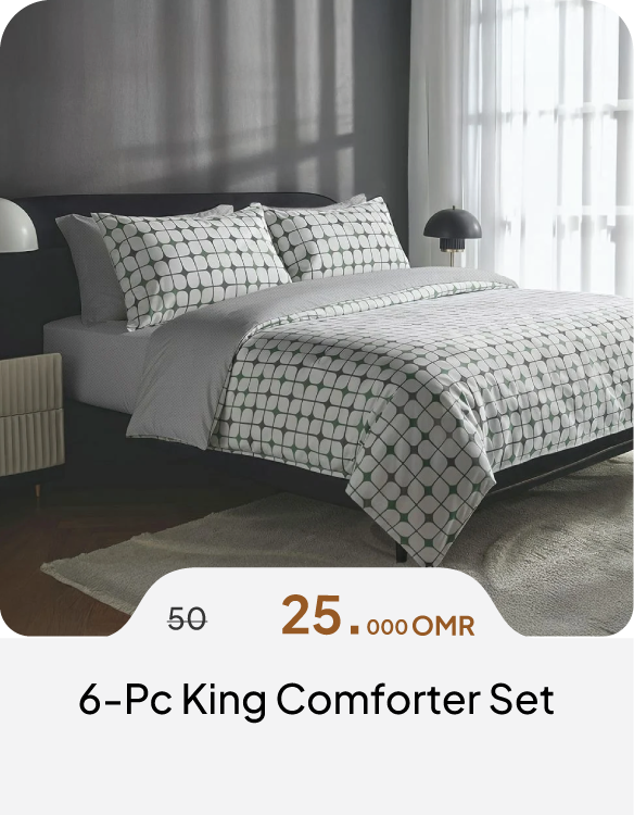 BAHO26-C&C-6-Pc King Comforter Set
