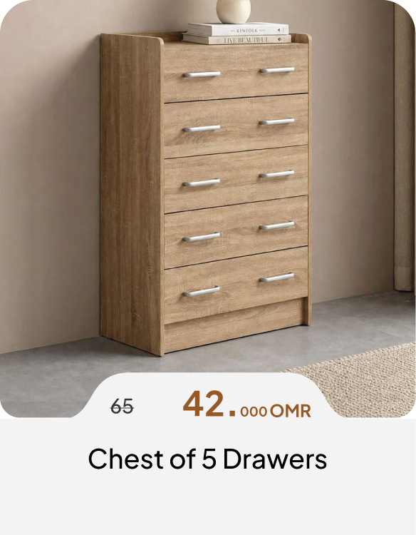 BAHO26-SD-Chest of 5 Drawers