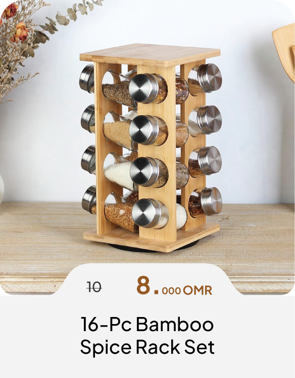 BAHO26-C&C-16-Pc Spice Rack Set