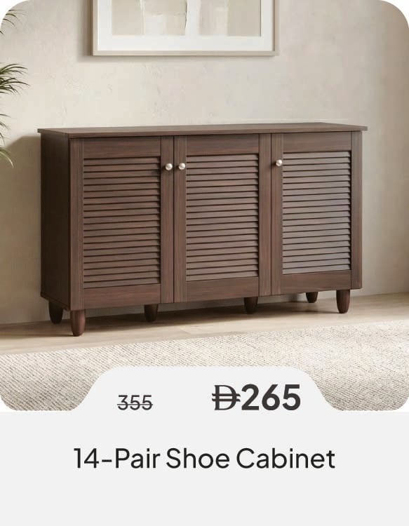 HFU26-SD-14-Pair Shoe Cabinet