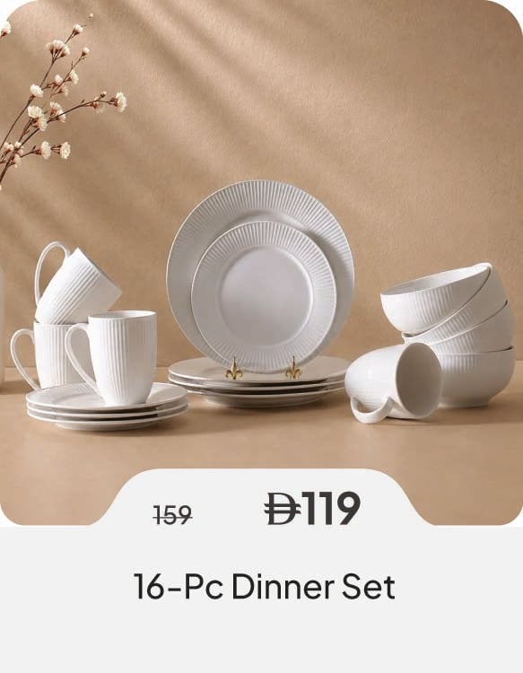 HFU26-SD-16-Pc Dinner Set