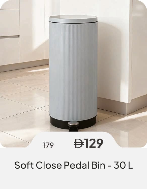 HFU26-SD-Soft Close Pedal Bin - 30L