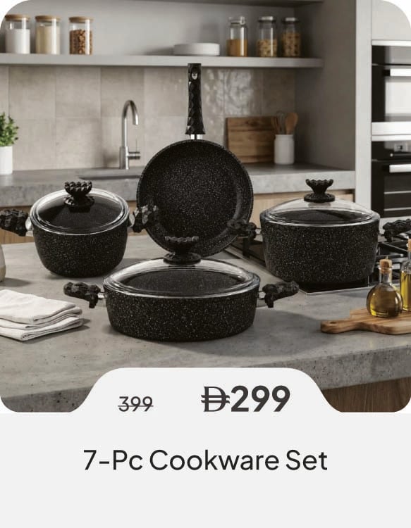 HFU26-SD-7-Pc Cookware Set